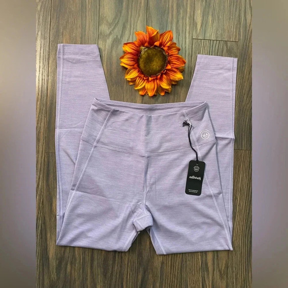 🦋B2G1🦋ALLBIRDS Natural Flow Purple Hush Leggings NWT - Picture 1 of 10